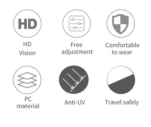 Windproof Retro Motorcycle Glasses - Folding Leather Sunglasses