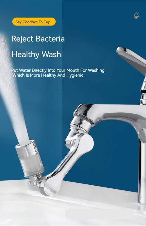 1080° Rotating Water Purification Faucet Filter – Kitchen Spray Head