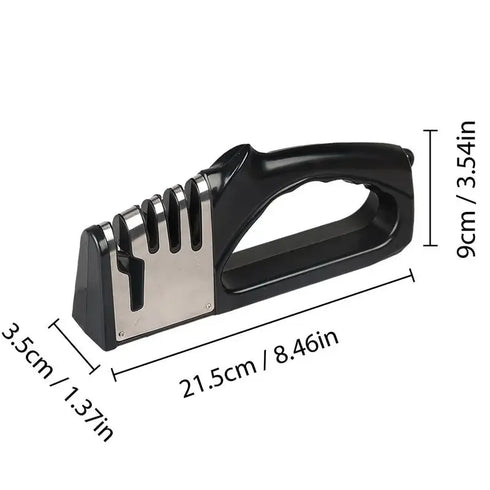4-Segment Multifunctional Knife Sharpener - Portable & Non-slip