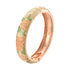 Enameled Flower Bracelet for Women – Elegant Bangle Jewelry