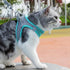 Adjustable Cat Harness & Leash Set for Small Pets