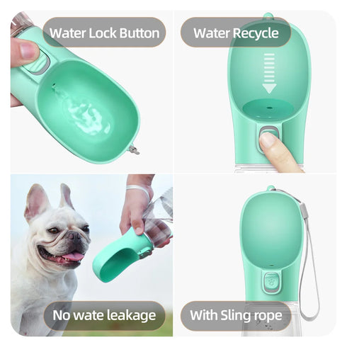 Leakproof Dog Water Bottle for Outdoor Travel