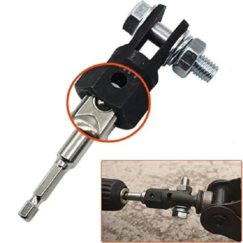 Scissor Jack Adapter 1/2 Inch Chrome Vanadium Steel for Impact Drills