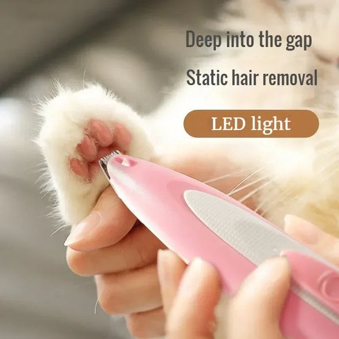 Electric Pet Claw Pedicure & Hair Shaver for Cats & Dogs
