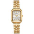 Luxury Square Quartz Watch for Women – Gold Plated Elegance