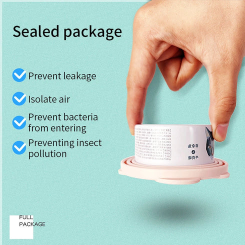 2-in-1 Portable Silicone Pet Food Sealer & Spoon