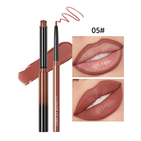 Matte Nude Lipstick Pen – Long-Lasting Waterproof Lip Liner Set