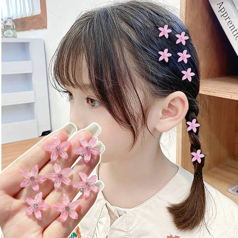 10pcs Mini Flower Hair Claw Clips – Stylish Everyday Hair Accessories