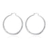 925 Sterling Silver Circle Hoop Earrings – 5CM Elegant Design