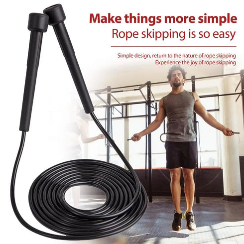 1PC 2.8M Adjustable PVC Speed Jump Rope - Fitness & Boxing Training