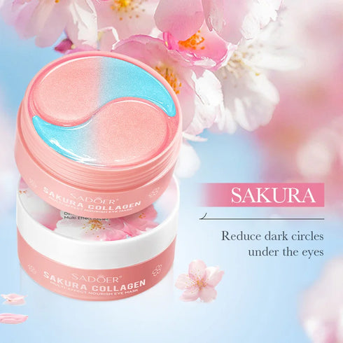 Sakura Collagen Eye Mask – Hydrating & Anti-Dark Circles