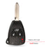 Jingyuqin Car Key Shell Case for Chrysler, Dodge, RAM, Jeep - 2/3/4/5/6 Buttons