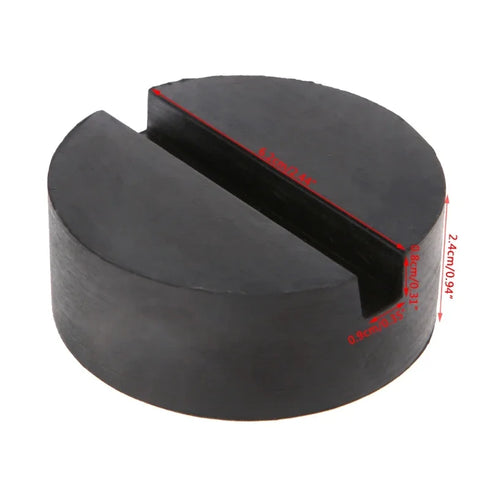 Car Lift Jack Stand Rubber Pads - Universal Slotted Frame Rail Adapter