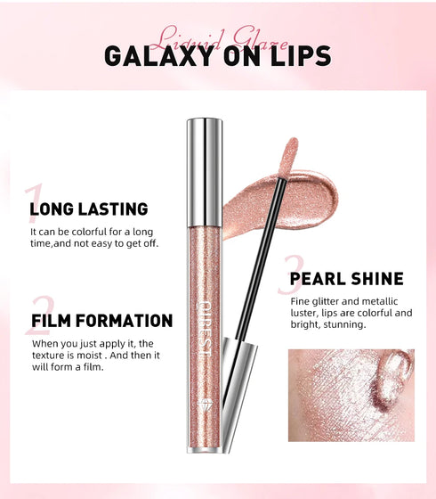 Shimmer Lip Gloss – Waterproof & Long-Lasting