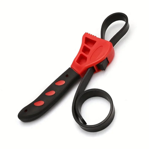 6-inch Adjustable Belt Wrench Oil Filter Puller Strap Spanner
