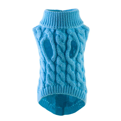 Warm Knitted Dog Sweater - Turtleneck for Small Pets