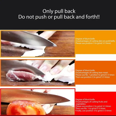 4-Segment Multifunctional Knife Sharpener - Portable & Non-slip