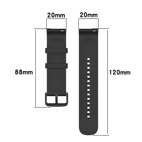 20mm Silicone Strap for Huami Amazfit GTS & Bip Series Smartwatches