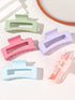 7 Pcs Big Hair Claw Clips – 3.4" Non-Slip Matte Square Clips