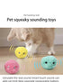Smart Plush Electric Catnip Toy – Touch-Activated Squeak Ball