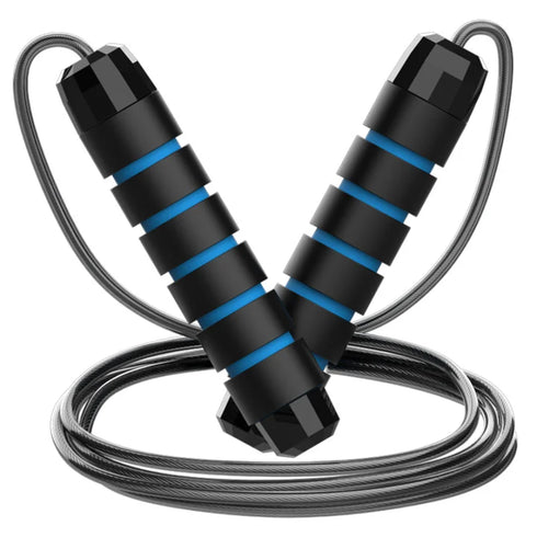 Adjustable Steel Wire Jump Rope - Tangle-Free Fitness & Workout Training
