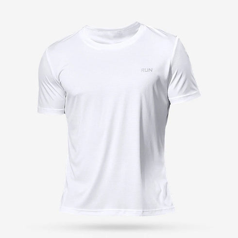 Men's Summer Quick Dry Gym T-Shirt - Oversized Fitness & Running Jersey