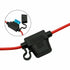 2-Piece Quick Release SAE Cable with Fuse, 16AWG Terminal Battery Charger Adapter