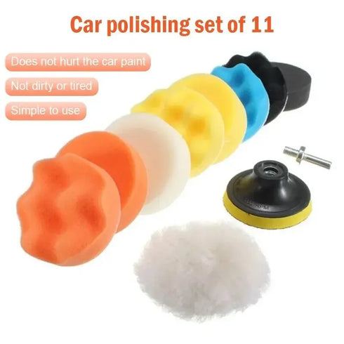 Polishing Sponge Plate Set for Electric Drill - Car Waxing & Grinding Wheel