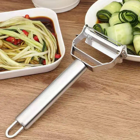 Stainless Steel Double-Head Vegetable Peeler for Fruit & Veggies
