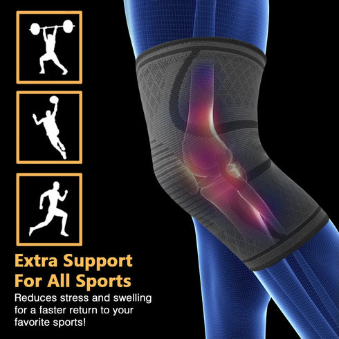 Compression Sleeve for Knee Support and Comfort