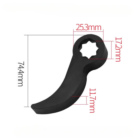 Angle Type Half Axle Disassembly Tool for Drive Pry Bar & Wrench