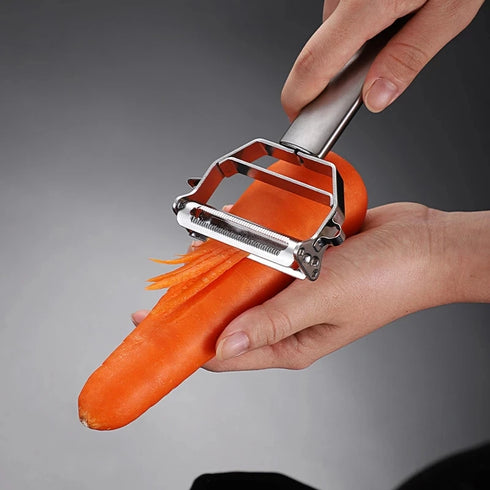 Stainless Steel Double-Head Vegetable Peeler for Fruit & Veggies