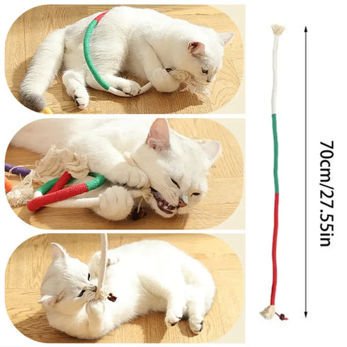 Cat Rope Toy – Silvervine Molar & Teaser Toy
