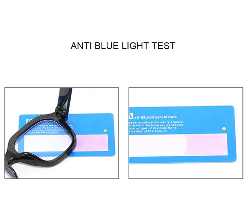Retro Oversized Anti-Blue Light Glasses – Stylish Eyewear for Men & Women