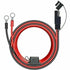 2-piece battery charger cables with 16AWG wire and built-in fuse.
