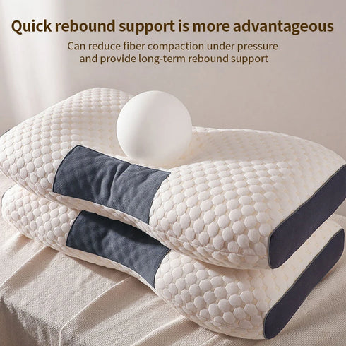 Orthopedic Neck Support Pillow with Soybean Fiber Filling