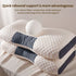 Orthopedic Neck Support Pillow with Soybean Fiber Filling