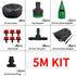 20M Micro Drip Irrigation System with Adjustable Drippers & Misting Watering Kit