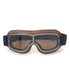 Windproof Retro Motorcycle Glasses - Folding Leather Sunglasses