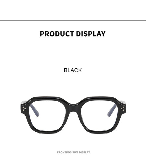 Retro Oversized Anti-Blue Light Glasses – Stylish Eyewear for Men & Women