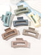 Large matte square hair clips with strong hold, ideal for thick or fine hair.