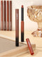 Nude lipstick pen set with waterproof formula for perfect lip contouring.