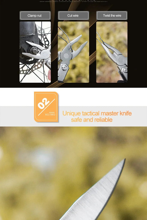 Multi-Tool Pocket Knife & Pliers