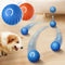 Smart dog toy ball, interactive and USB rechargeable, designed for playful dogs with automatic bouncing and movement.