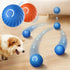 Smart dog toy ball, interactive and USB rechargeable, designed for playful dogs with automatic bouncing and movement.