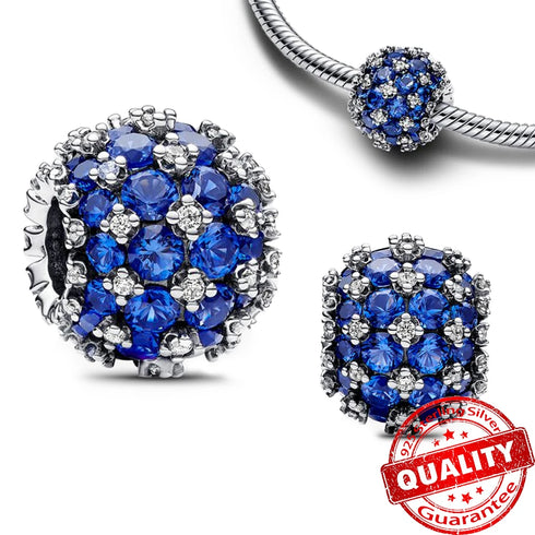 Authentic 925 Sterling Silver Star, Moon & Sun Charm