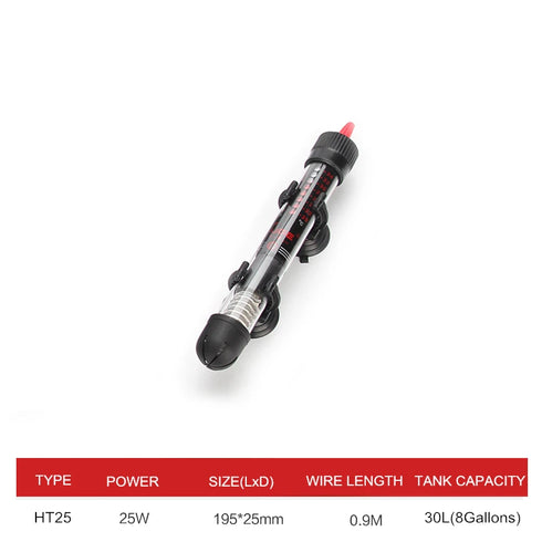 Adjustable Temperature Aquarium Heater Rod - 25W to 300W