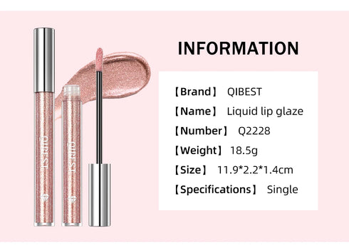 Shimmer Lip Gloss – Waterproof & Long-Lasting
