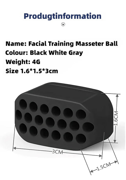 1/2Pcs Jaw Exerciser - Face & Jawline Slimming Silicone Chew