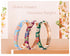 Enameled Flower Bracelet for Women – Elegant Bangle Jewelry